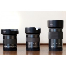 Canon Lens EF-M 55-200mm f/4.5-6.3 IS STM ( Silver / Graphite )